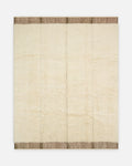 Tapis à poils longs Morocco 100 % laine, fabriqué à la main, IVOIRE OLIVE