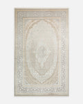 Mumbai Series Classic Pattern High Quality Dense Weave Shiny Living Room Carpet 08 CREAM GREY