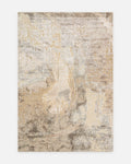 Florence Series Wool and Bamboo Silk Handwoven Rug MINK SILVER MINK