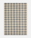 Kilim Oasis 100 % laine, fabriqué à la main, BLEU PIERRE