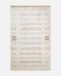 Oushak Carnaval Tappeto Moderno Uşak in TENCEL™ realizzato a mano, 100% naturale, facile da pulire, 06 BEIGE