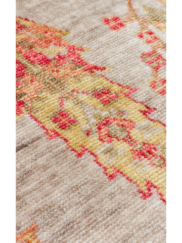 Oushak Carnaval 100% Natural Easy to Clean Handcrafted TENCEL™ Modern Uşak Carpet 08 BEIGE AUTUMN