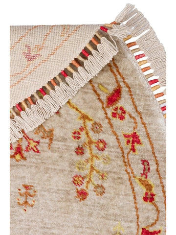 Oushak Carnaval 100% Natural Easy to Clean Handcrafted TENCEL™ Modern Uşak Carpet 08 BEIGE AUTUMN Q