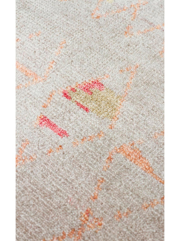 Oushak Carnaval 100% Natural Easy to Clean Handcrafted TENCEL™ Modern Uşak Carpet 15 BEIGE AUTUMN