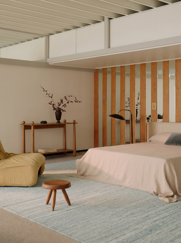 Paglia Serie 100% Naturwolle aus Neuseeland Sumak-Knoten Handgewebter Teppich für Wohnzimmer, Sitzbereich BLUE  