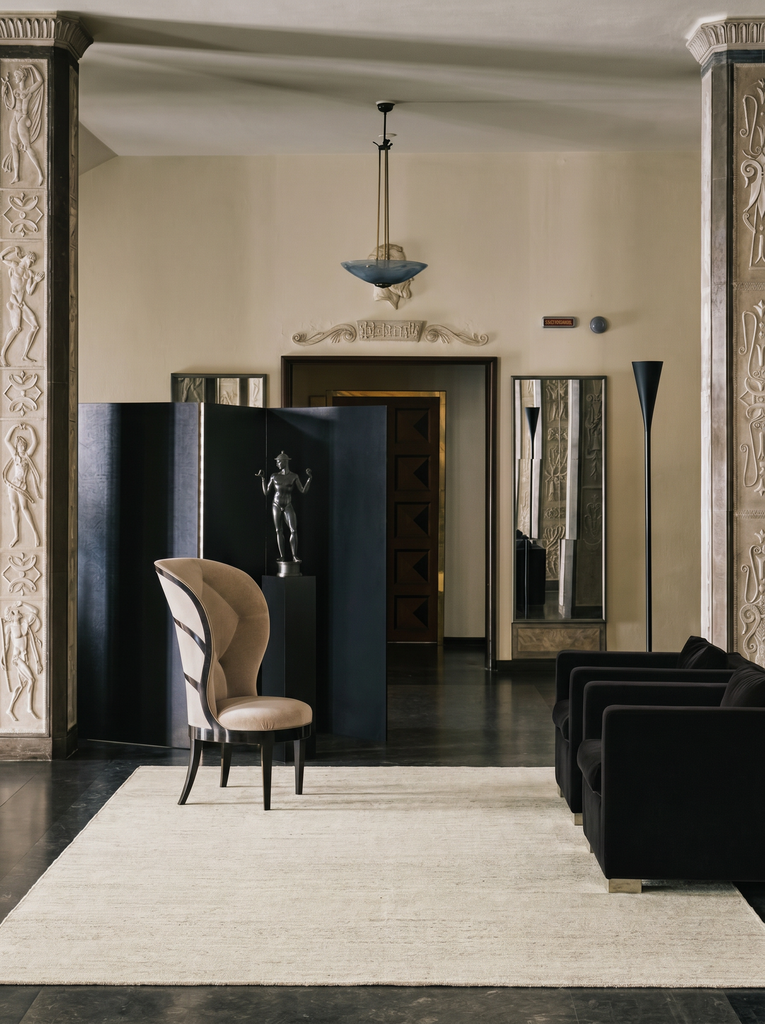 Paglia Serie 100% Naturwolle aus Neuseeland Sumak-Knoten Handgewebter Teppich für Wohnzimmer, Sitzbereich IVORY  
