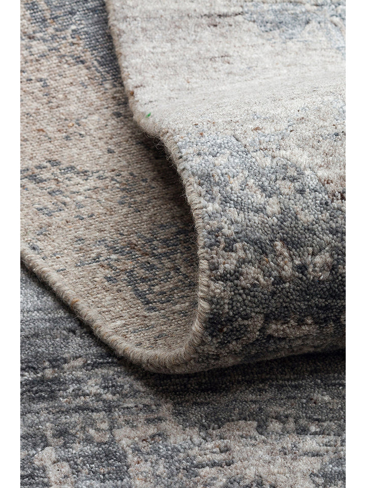 Palette Serisi %100 Naturel Yün Viskon Pamuk El Dokuma İskandinav Salon Oturma Odası Halı COALD - Carpetdocia