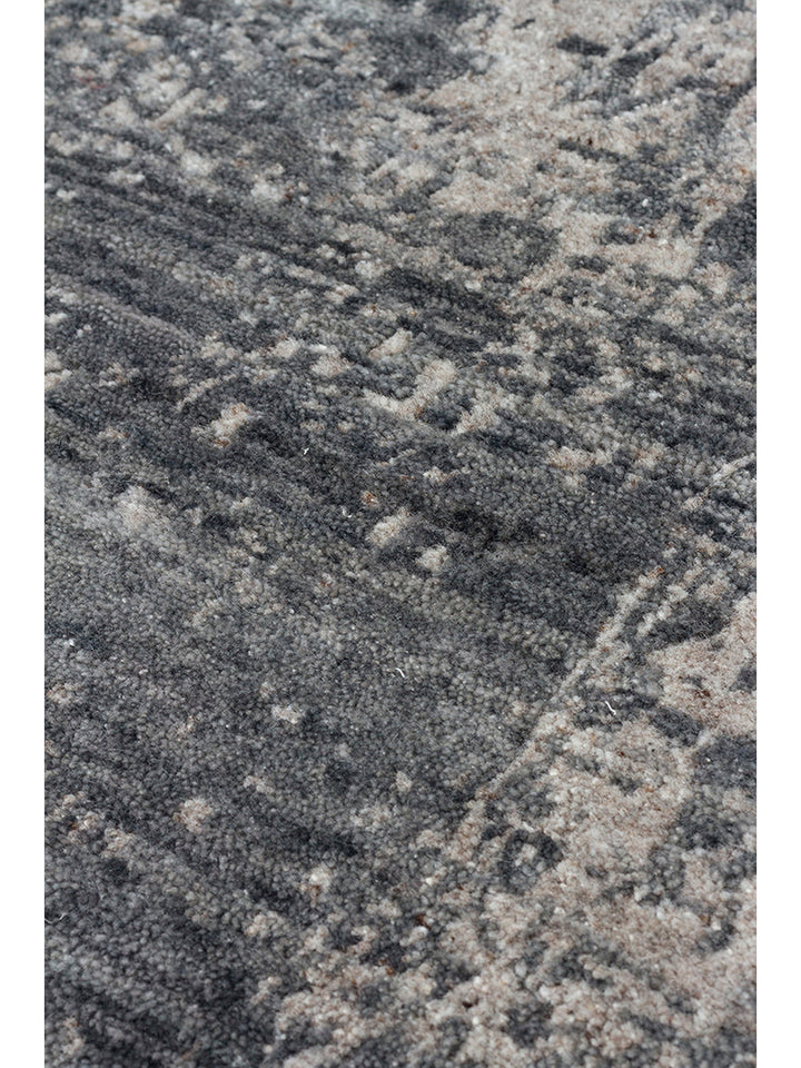 Palette Serisi %100 Naturel Yün Viskon Pamuk El Dokuma İskandinav Salon Oturma Odası Halı COALD - Carpetdocia