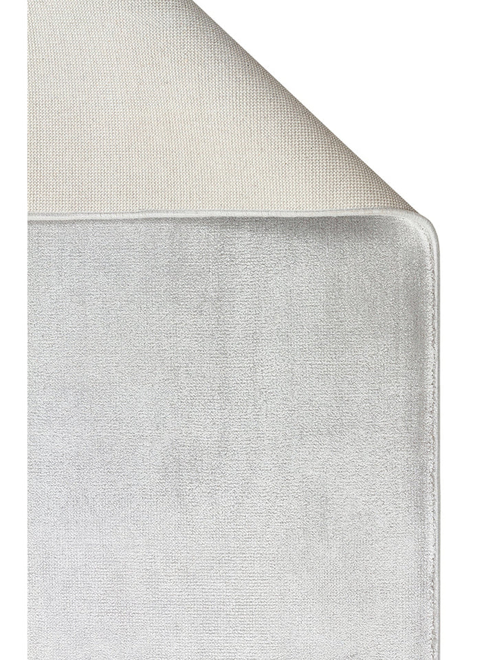 Queen Serisi %100 Naturel Viskon Parlak Modern El Emeğiyle Üretilen Salon Oturma Odası Halı GREY - Carpetdocia