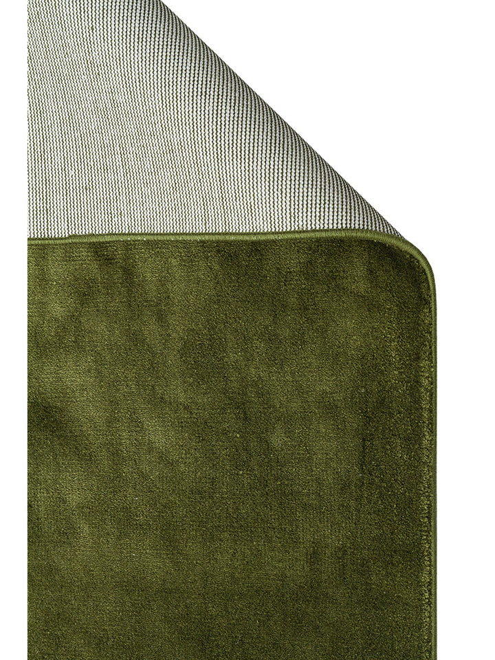 Queen Serisi %100 Naturel Viskon Parlak Modern El Emeğiyle Üretilen Salon Oturma Odası Halı MOSS - Carpetdocia