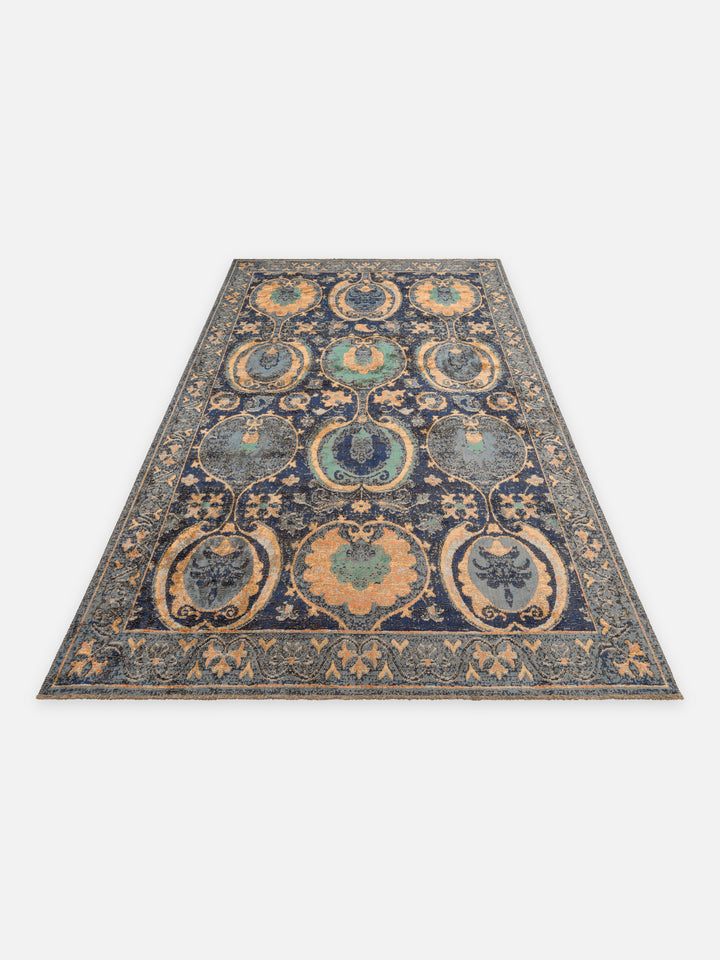 Ruggadocia Khotan Kartuş Desenli Halı detay