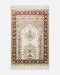 Tapis de prière Topkapı à motif classique, de haute qualité, avec éclat spécial, à offrir ou pour le trousseau, 01 CRÈME ROUGE