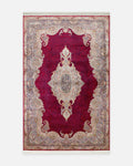 Tapis de salon de la série Topkapı, de haute qualité, densément tissé, à motif classique, avec éclat spécial, 02 ROUGE