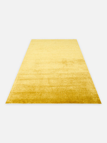 Victoria %100 TENCEL™ Lyocell El Emeği ile Üretilen Halı YELLOW SAFFRON açılı görünüm