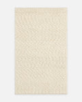 Woolstar Tappeto a Maglia Fatto a Mano con Motivo a Maglia 100% Naturale per Soggiorno, Salotto e Corridoio 06 CREAM